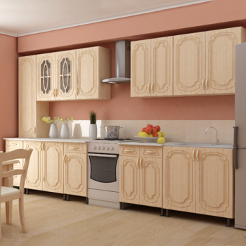 बिर्च - गर्म रंग आपकी रसोई को सामंजस्यपूर्ण और आरामदायक बना देगा