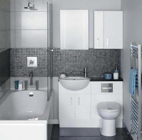 छोटे बाथरूम को सजाने के लिए कैसे: 7 डिजाइनर विचारों