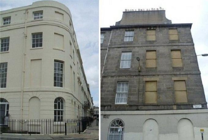 Immured खिड़कियों के रूप में ऐतिहासिक इमारतों में इंग्लैंड में क्यों