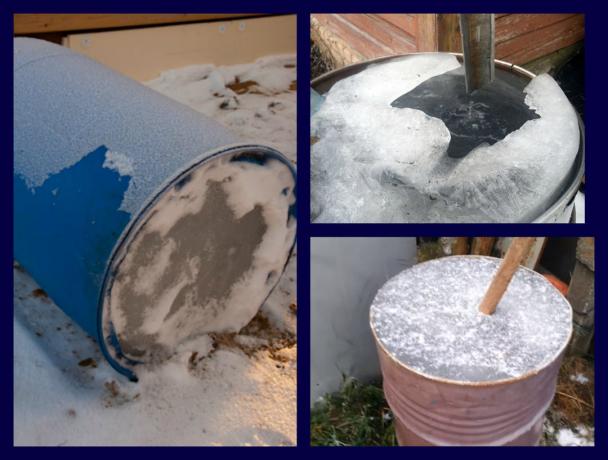 कैसे सर्दियों में पानी के साथ बैरल छोड़ने के लिए, तो यह rasperlo नहीं है, और यही कारण है कि इस विधि सबसे लोकप्रिय है