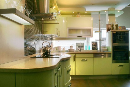 पिस्ता किचन (57 फोटो), पिस्ता शेड, किचन इंटीरियर में हरा रंग, DIY डिजाइन: निर्देश, फोटो और वीडियो ट्यूटोरियल, कीमत