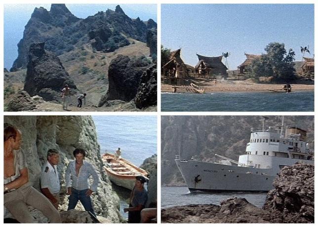 बीसवीं सदी (1979) की फिल्म समुद्री डाकू से टुकड़े - पहले सोवियत kinoboevika (केप Tarhankut, क्रीमिया)।