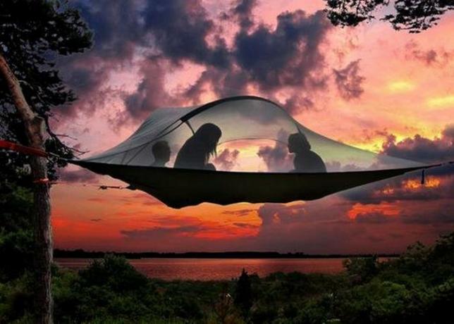 किराए पर लेने के बिना जीवन: Tentsile।