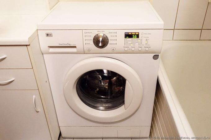 कपड़े धोने की मशीन एक क्लिक करने के लिए मरम्मत :)